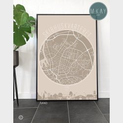 Skibhuskvarteret Cirkelplakat 75 Stk