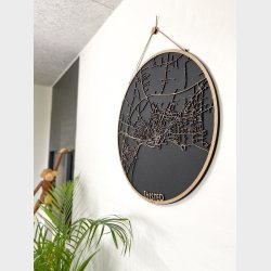 Thisted bykort i tr�