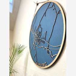 Laurbjerg bykort i tr