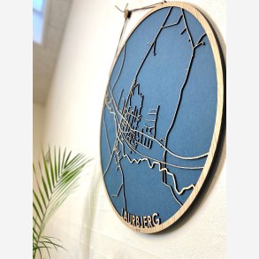 Laurbjerg bykort i tr