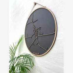 Srup (Postnr.9530) bykort i tr