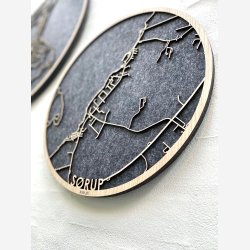 Srup Postnr. 3480 bykort i tr