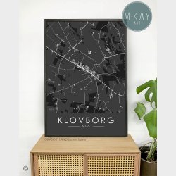Klovborg byplakat 45 stk