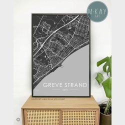 Greve Strand byplakat 50