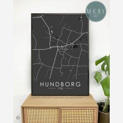 Hundborg byplakat 50 stk