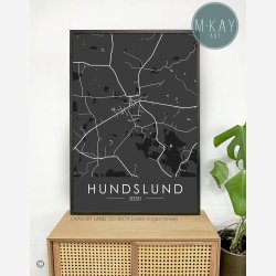 Hundslund byplakat 40 stk