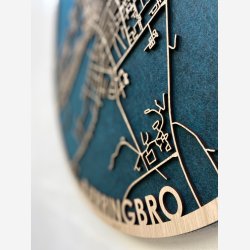 Bjerringbro bykort i tr