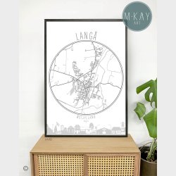 Langå Cirkelplakat 50 Stk