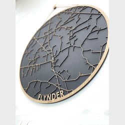 Flynder sogn bykort i tr